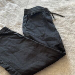 Boys Black Wide-Leg Trousers